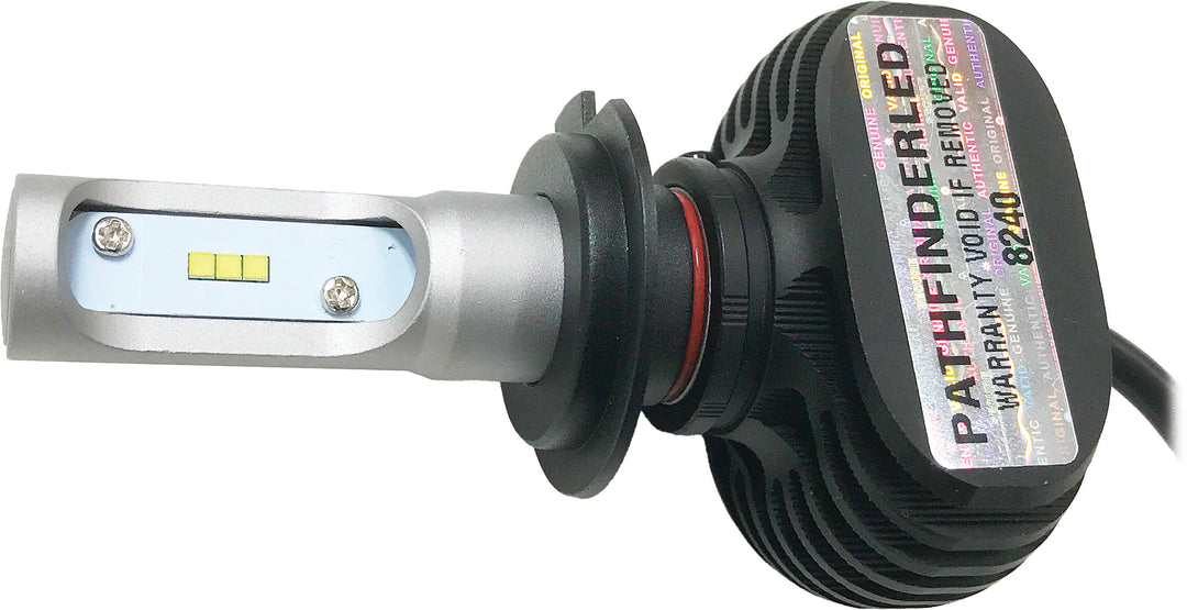 Pathfinder Rugged Fanless LED Headlight Bulb - 4000 Lumen - H7