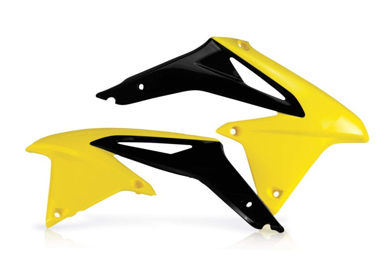 Acerbis Radiator Shroud - 08-17 Suzuki RMZ450 - Yellow/Black