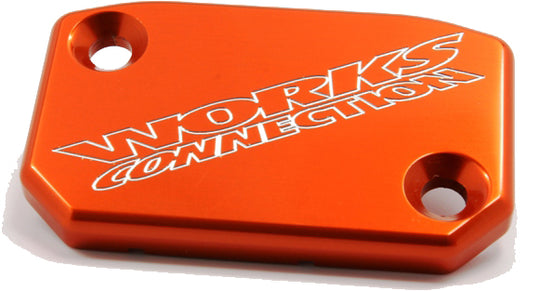 Works Connection Front Master Cylinder Cover Front Brake (Orange) (21-040)