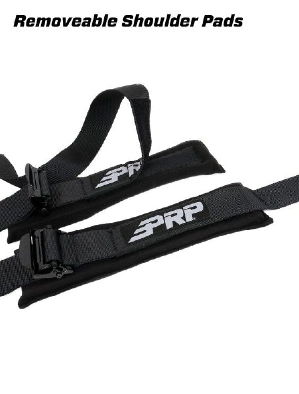 PRP Seats PRP 5.3x2 Harness - 5 Point Harness 3In Lap Belts 2In Shoulder Belts w/Removable Pads