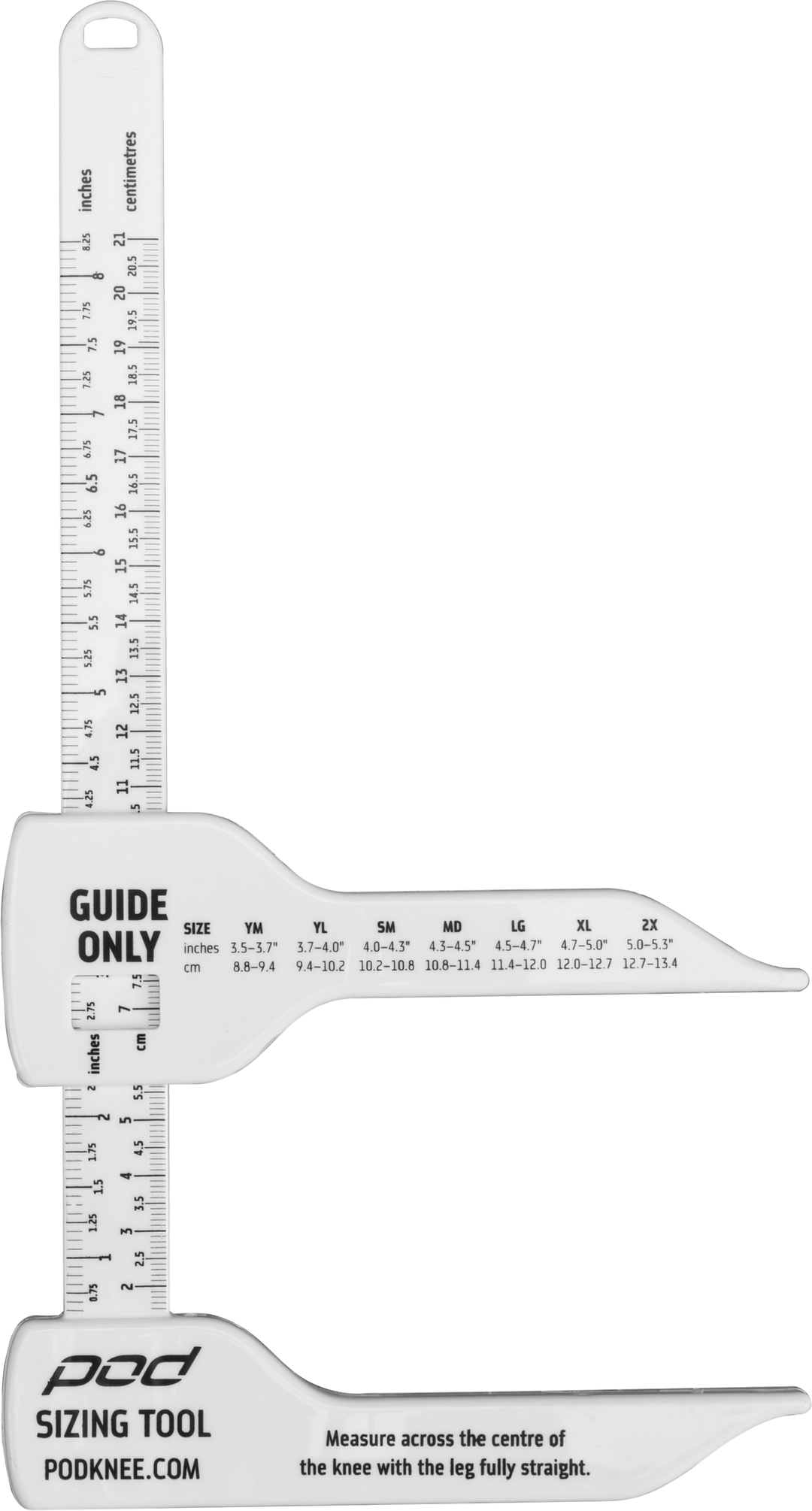 POD Knee Brace Sizing Tool
