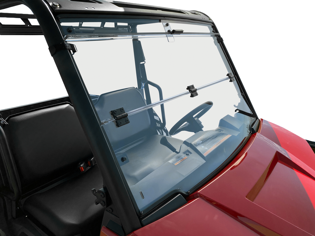 Open Trail Folding UTV Windshield - Polaris Ranger - Ranger 570 Mid Size / Crew 570 / EV 2015-2024