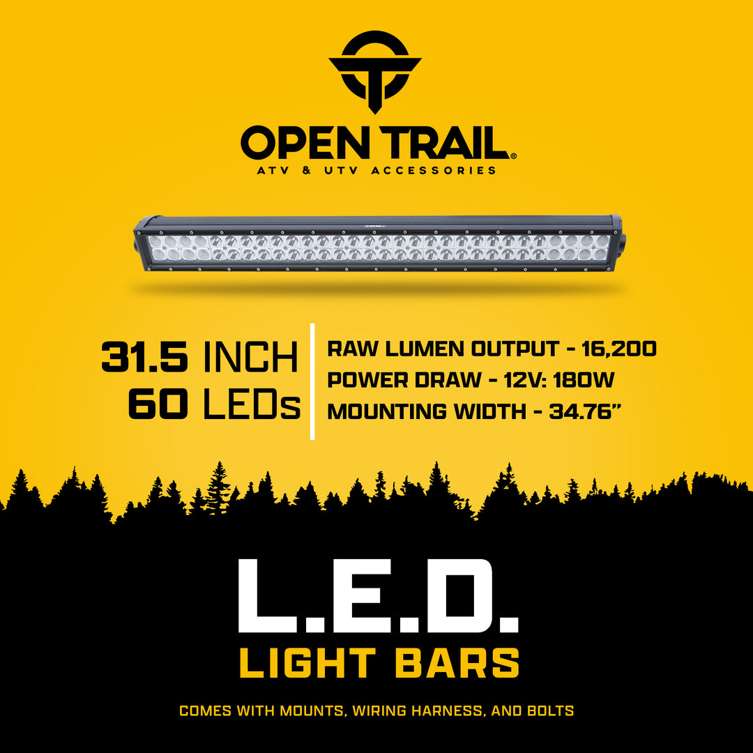 Open Trail Dual Row LED Light Bar - Combo Beam