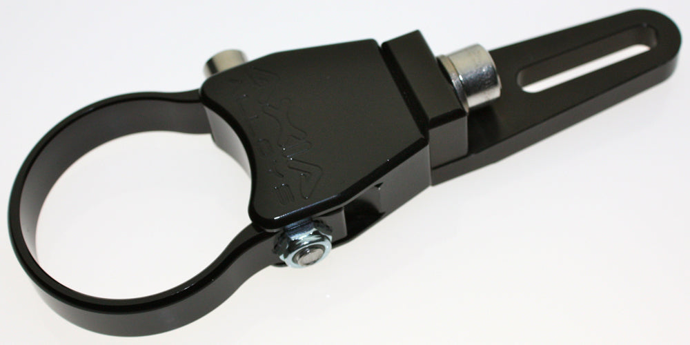 Axia Alloys UTV Light Mounts - Roll Cage Light Bar Brackets - LED Light Bar 3/4 in Extended End Mount 6mm Slot (Rigid)