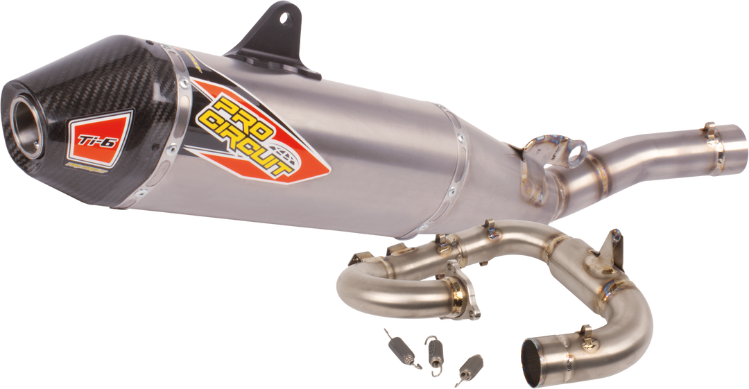 Pro Circuit Ti-6 Titanium Full System with Carbon Cap - Yamaha YZ450F 2026