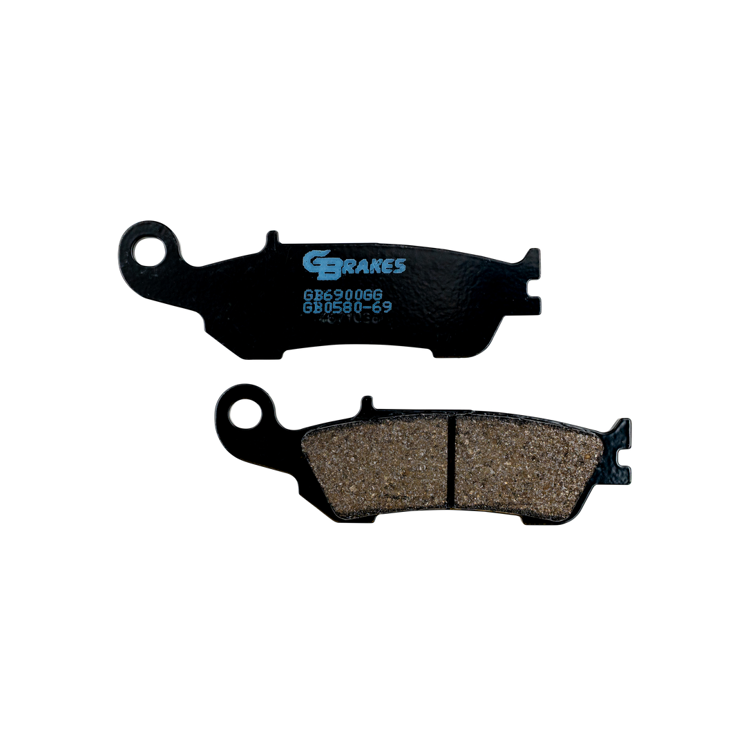 G-Brakes Brake Pads Semi Metallic GB0580-69