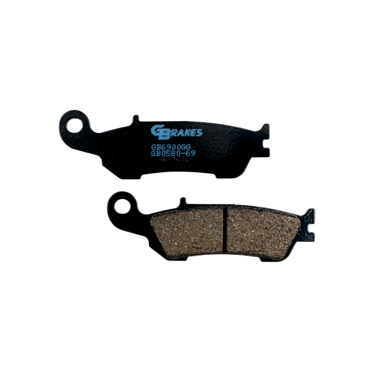 G-Brakes Brake Pads Semi Metallic GB0580-69