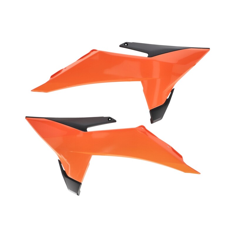 Acerbis Radiator Shroud - 2025 KTM SX/SX-F/XC/XC-F - Org/Black