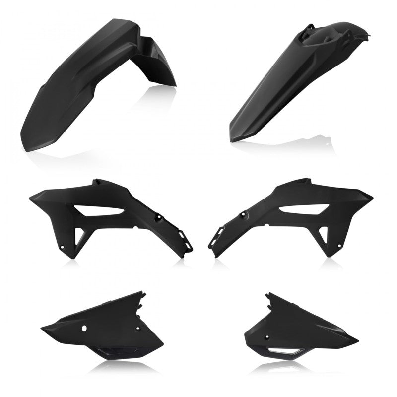 Acerbis Plastic Kit - 22+ Hon CRF250R / 21-24 CRF450R - Black