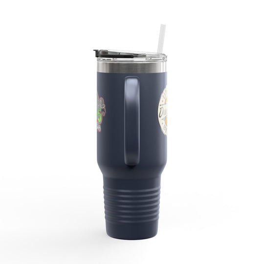 40oz Insulated Travel Mug — 'Dune Goons' Desert Racing Logo Tumbler
