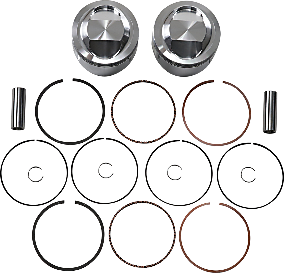 JE Pistons Piston Kit - Ducati 900SS 91-02 - 92.00 mm 11.5:1 CR