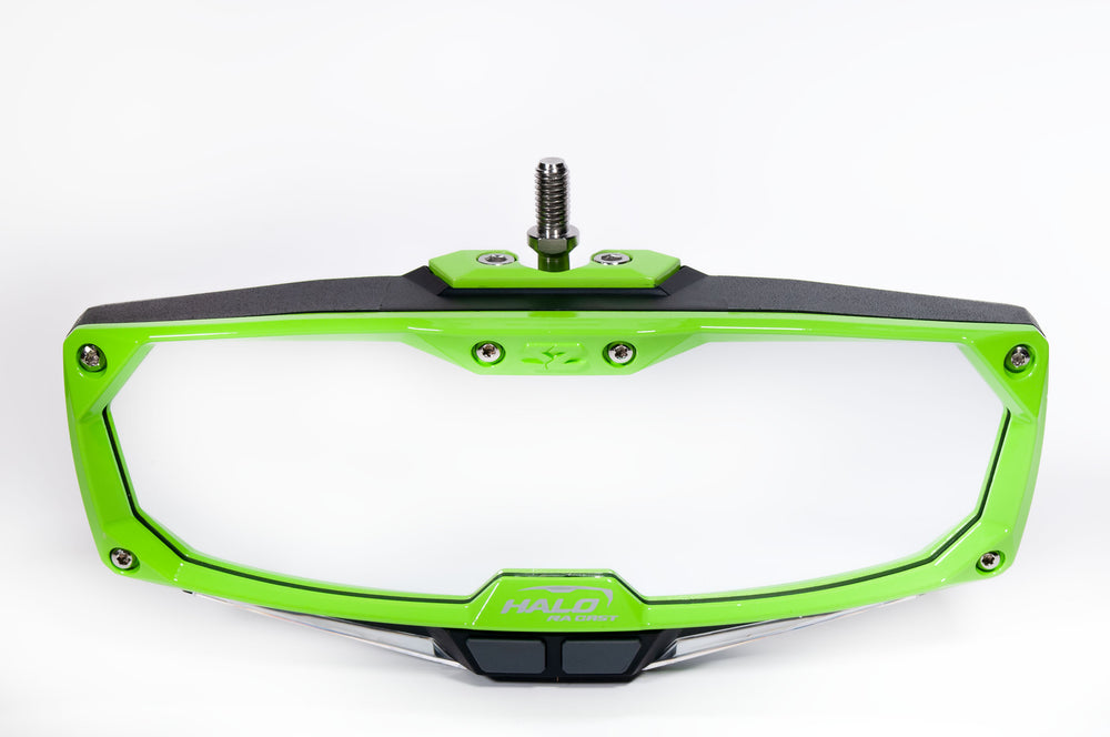 Seizmik Halo Mirror Color Bezel - Billet / LED / Cast - Green