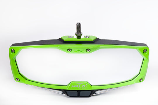 Seizmik Halo Mirror Color Bezel - Billet / LED / Cast - Green