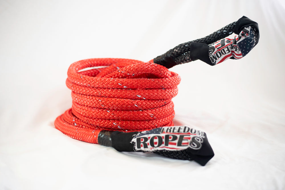 1.25"x30' Kinetic Energy Rope Kit (includes 1.25"x30' Freedom Rope, 2 Soft Shackles, and a bag)