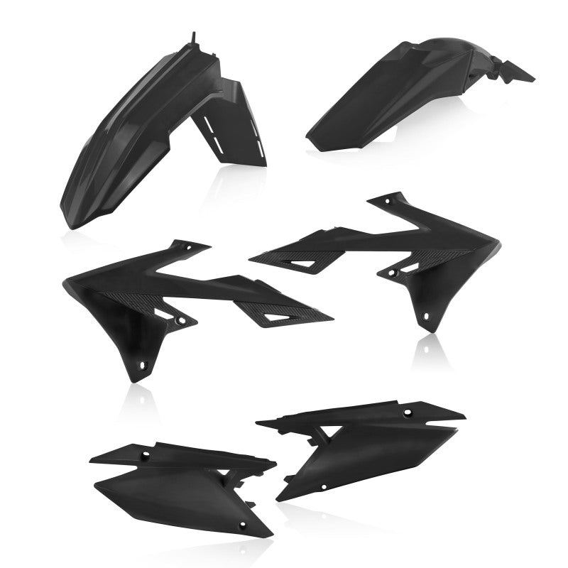 Acerbis Plastic Kit - 18-24 Suzuki RMZ250 / RMZ450 - Black