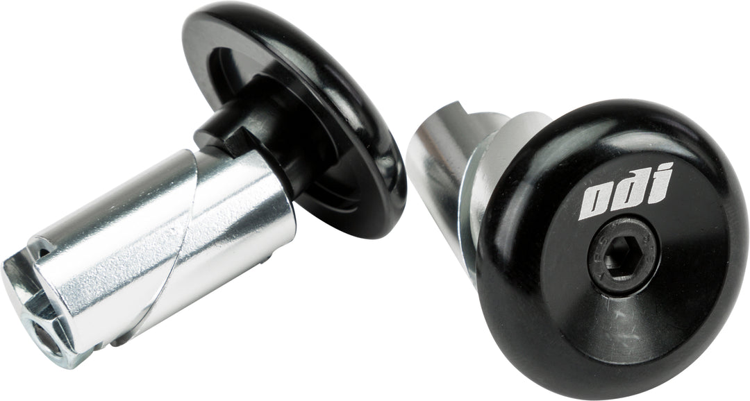 ODI Aluminum Bar End Plugs - Pair - Black