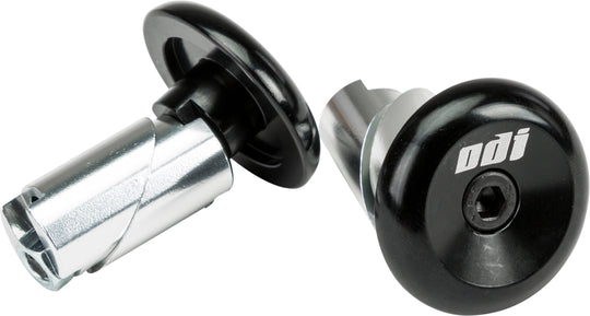 ODI Aluminum Bar End Plugs - Pair - Black