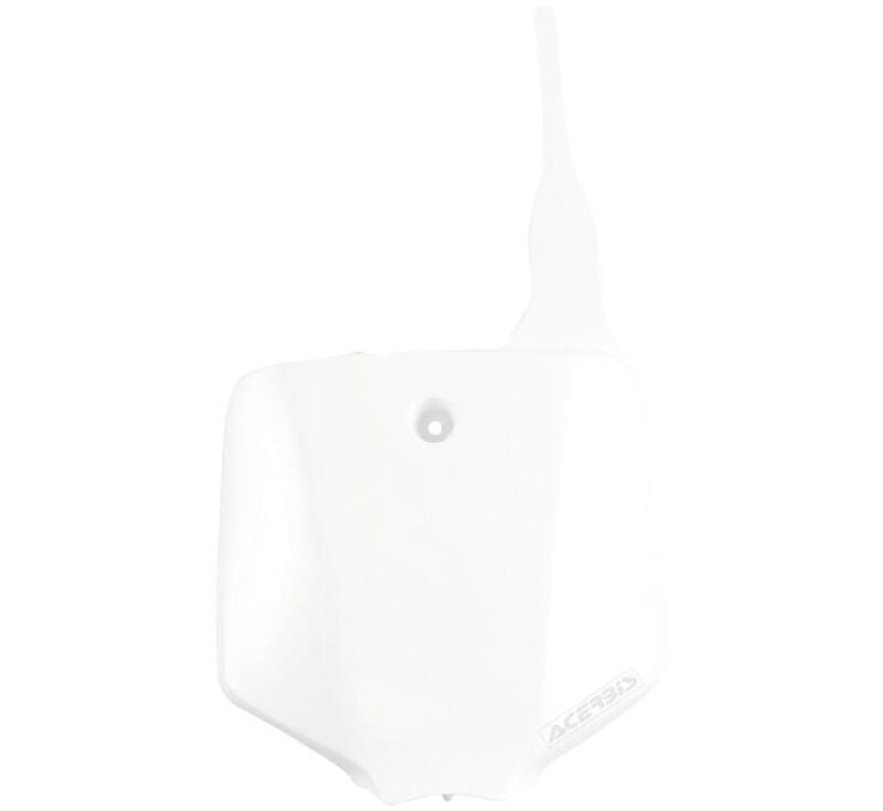 Acerbis Number Plate - Kaw KLX110 / Suz DRZ110 / RM/KX65 - White