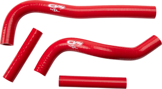 CV4 Performance Radiator Hose Kit Red - Honda CRF150R 2007-2022