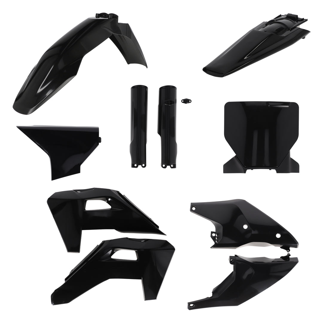 Acerbis Full Plastic Kit Kit- HUS Black (2986840001)