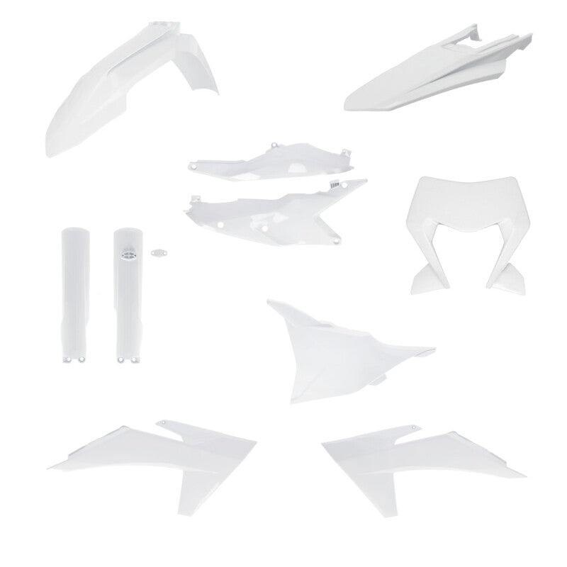 Acerbis Plastic Kit - 24+ KTM EXC/XC-F/XC-W/XCF-W/XW-F - White