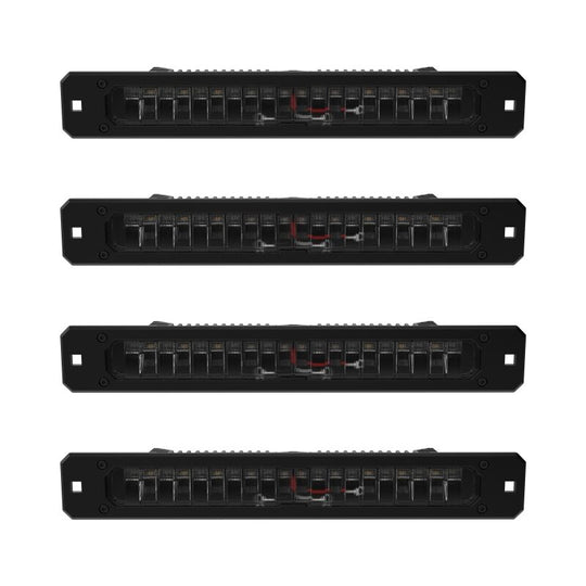 KC HiLiTES Platform One Profile 10in. SideCast Flush Mount Lights (Does Not Include Rack)