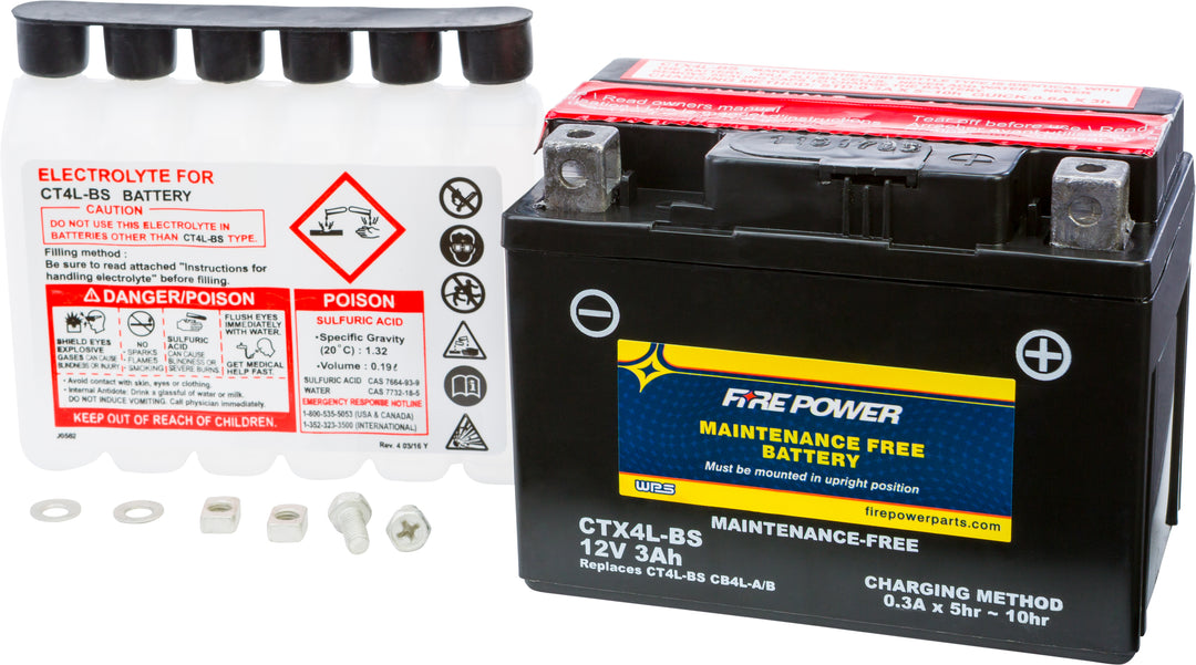 Fire Power Maintenance Free Battery