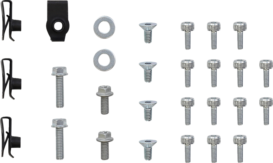 Moose Racing Billet Radiator Guards Silver - Yamaha YZ125 and More