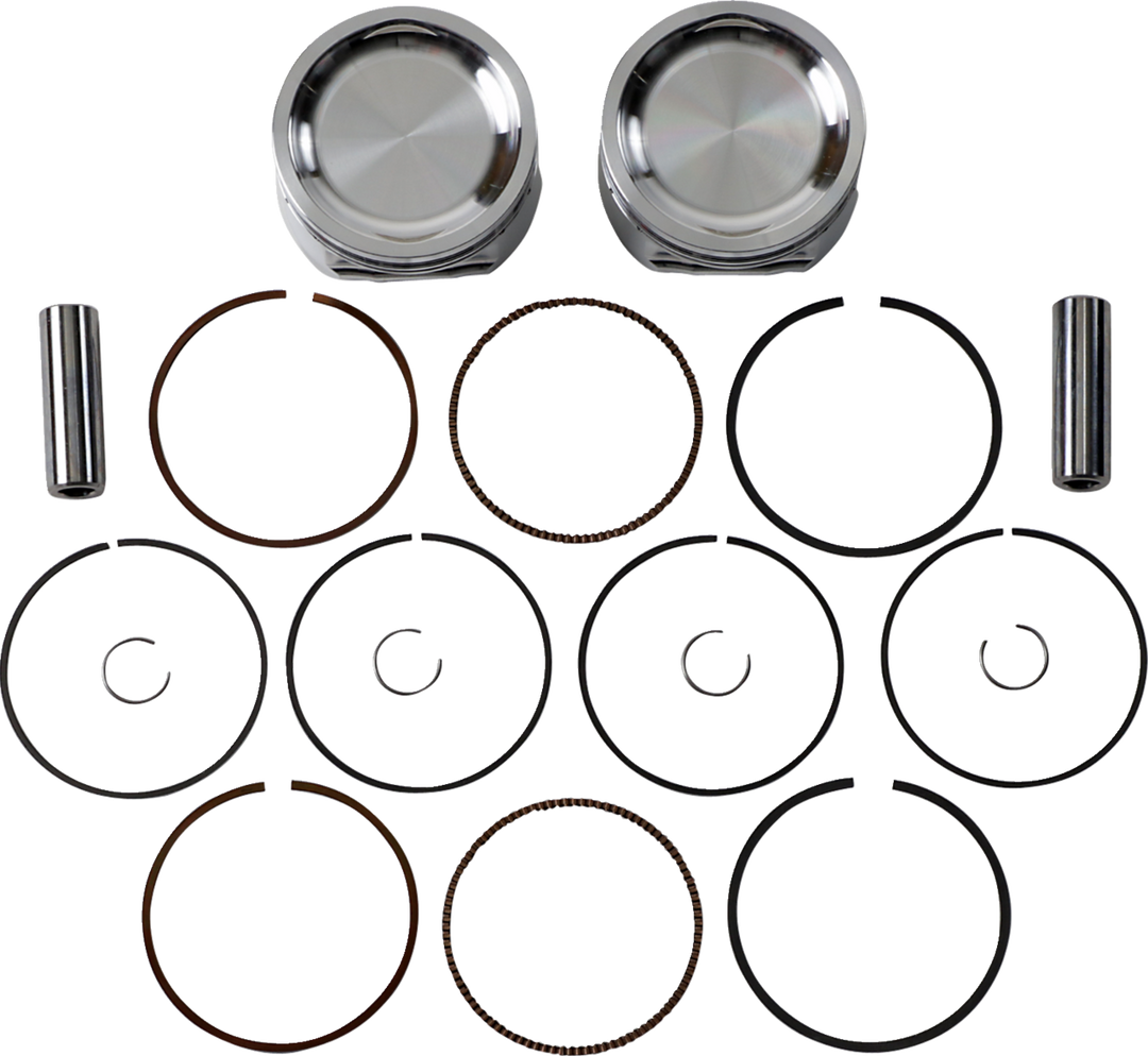 JE Pistons Piston Kit - Polaris RZR 800 07-14 / RZR S 800 09-14 / Sportsman 800 05-12 - 80.00 mm 10.75:1 CR