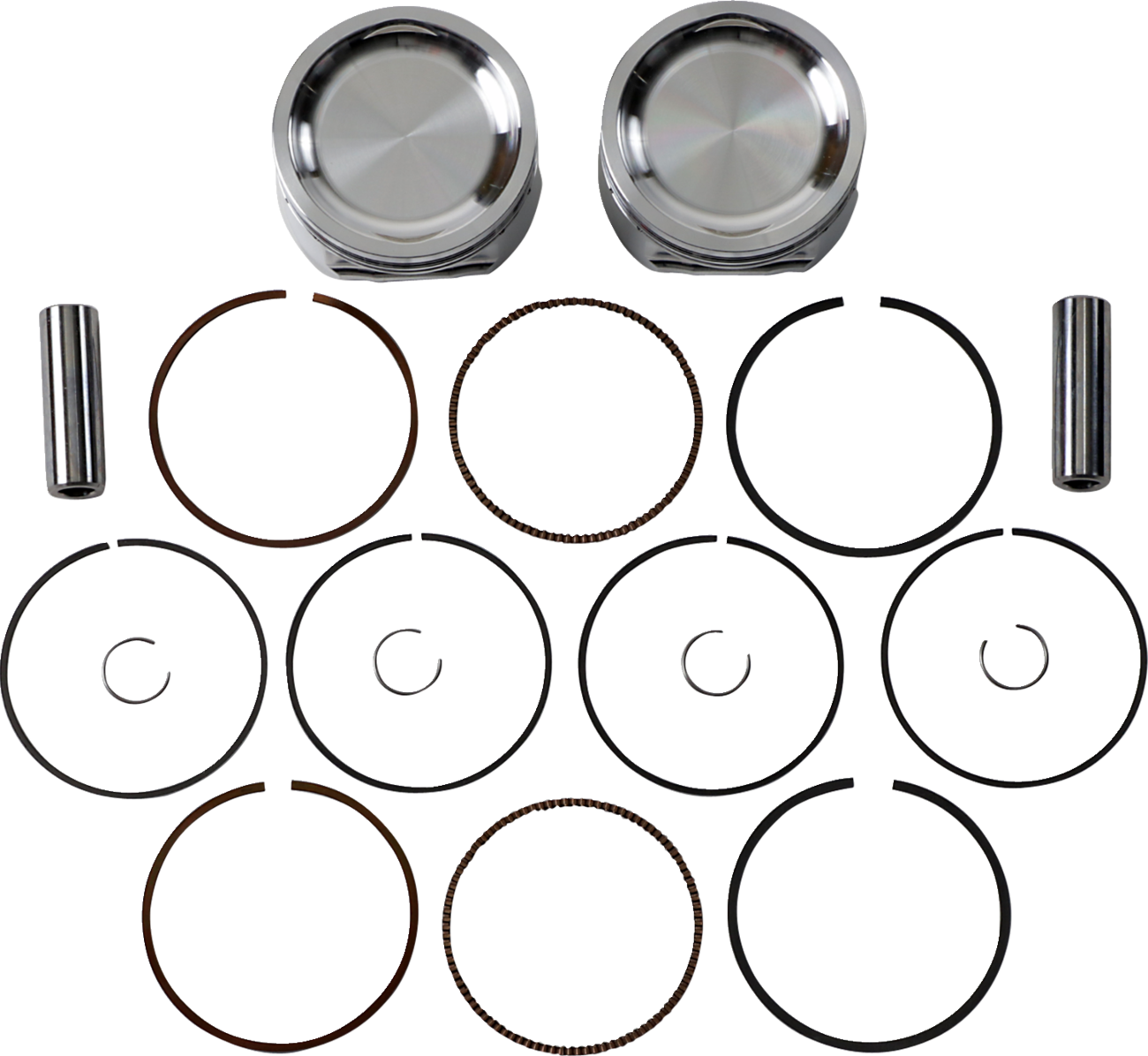 JE Pistons Piston Kit - Polaris RZR 800 07-14 / RZR S 800 09-14 / Sportsman 800 05-12 - 80.00 mm 10.75:1 CR