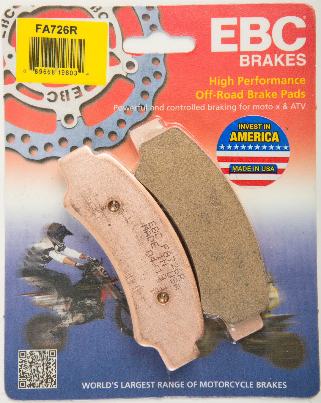 EBC Standard Brake Pads FA726R Sintered R Series (FA726R)