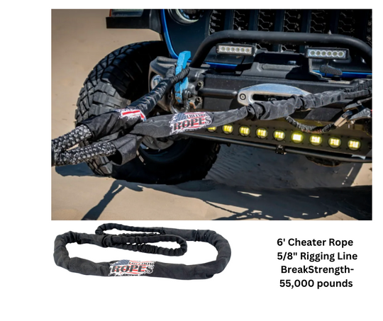 6' Cheater Rope / (5/8" Rigging Line)