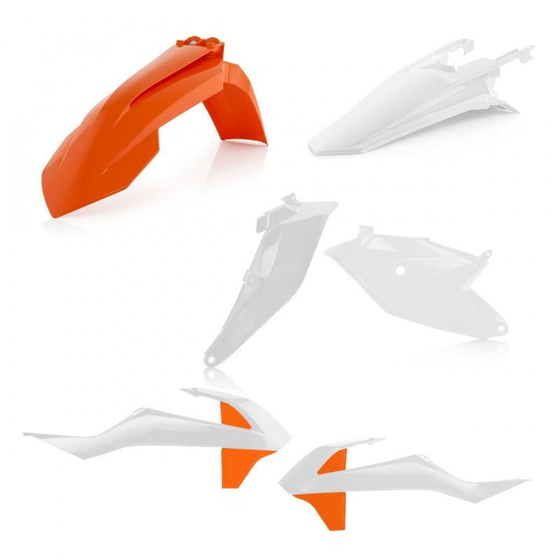 Acerbis Plastic Kit - 18-24 KTM SX85 / 21-24 GasGas MC85 - White