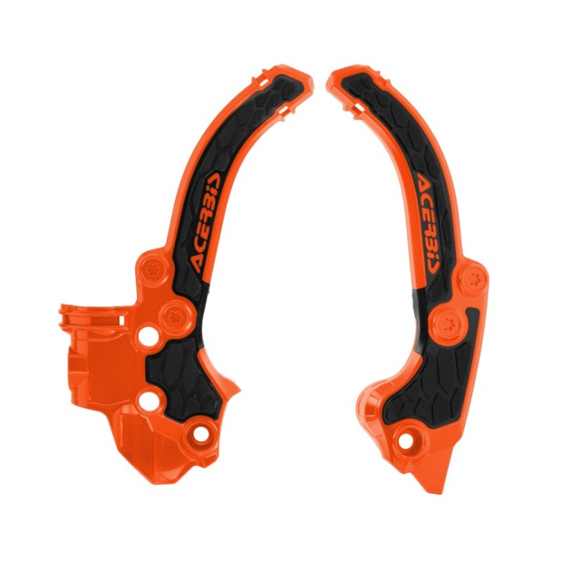 Acerbis X-Grip Frame Guards - 24+ KTM SX50 - Orange/Black