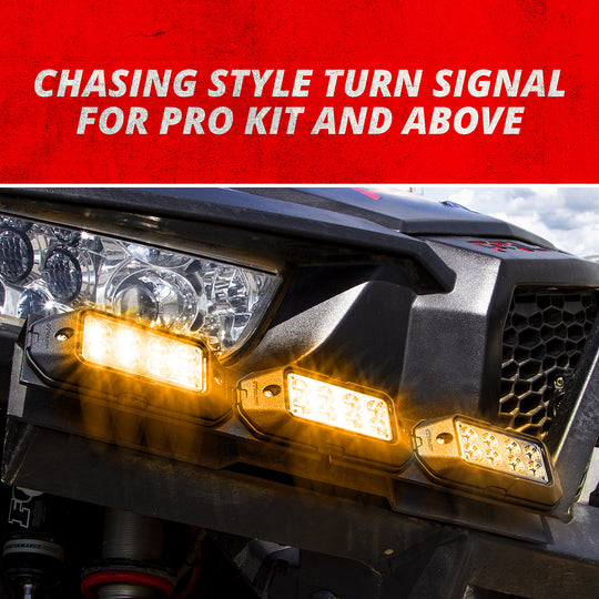 XK Glow Plug-and-Play UTV Turn Signal Kit with Horn