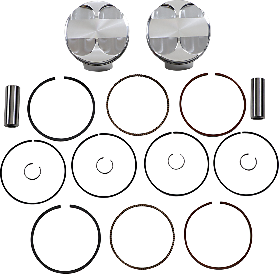 JE Pistons Piston Kit - Kawasaki Ninja 650R/ER6 06-12 / Versys 650 07-12 - 83.00 mm 13.5:1 CR