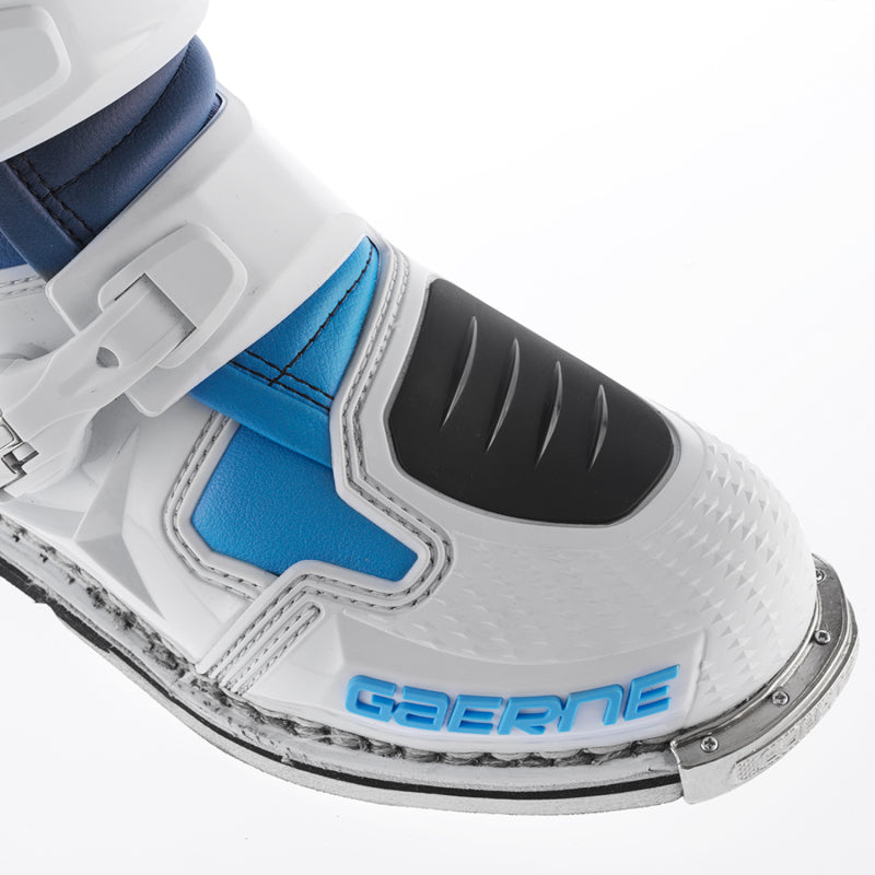 Gaerne SG12 Limited Edition Boot - Black/White/Carolina Blue - Size 11
