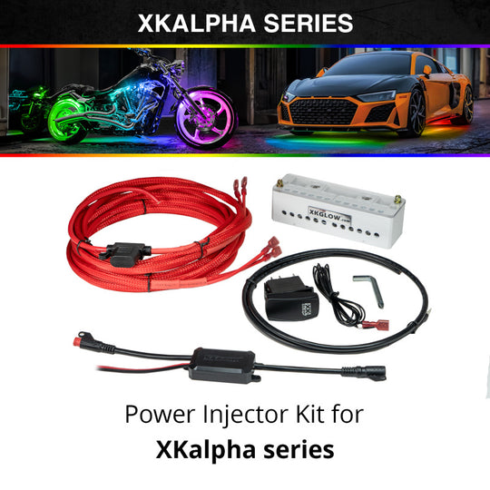 XK Glow LED Interior Ambient Light Kit - Color Chasing & App Controlled