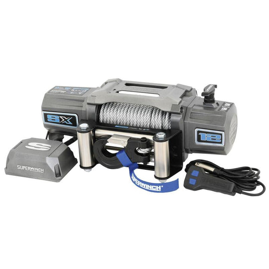 Superwinch SX 12000 Wire Rope Winch - 12,000 lb - Graphite