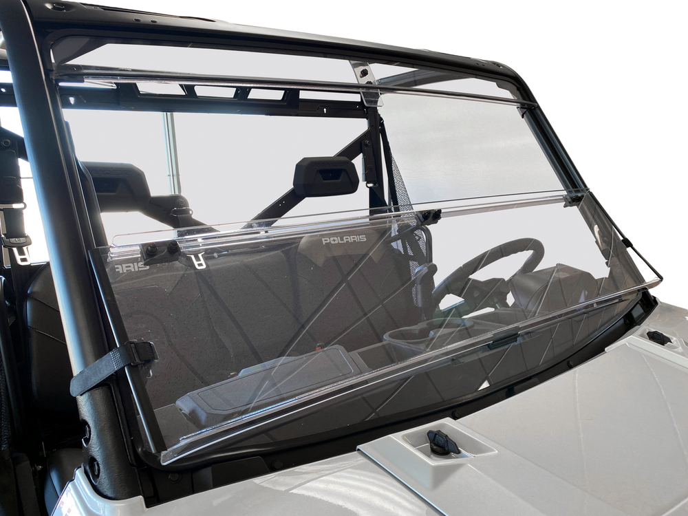 Open Trail Folding UTV Windshield - Polaris Ranger - Ranger XP 900 / XP 1000 2013-2022