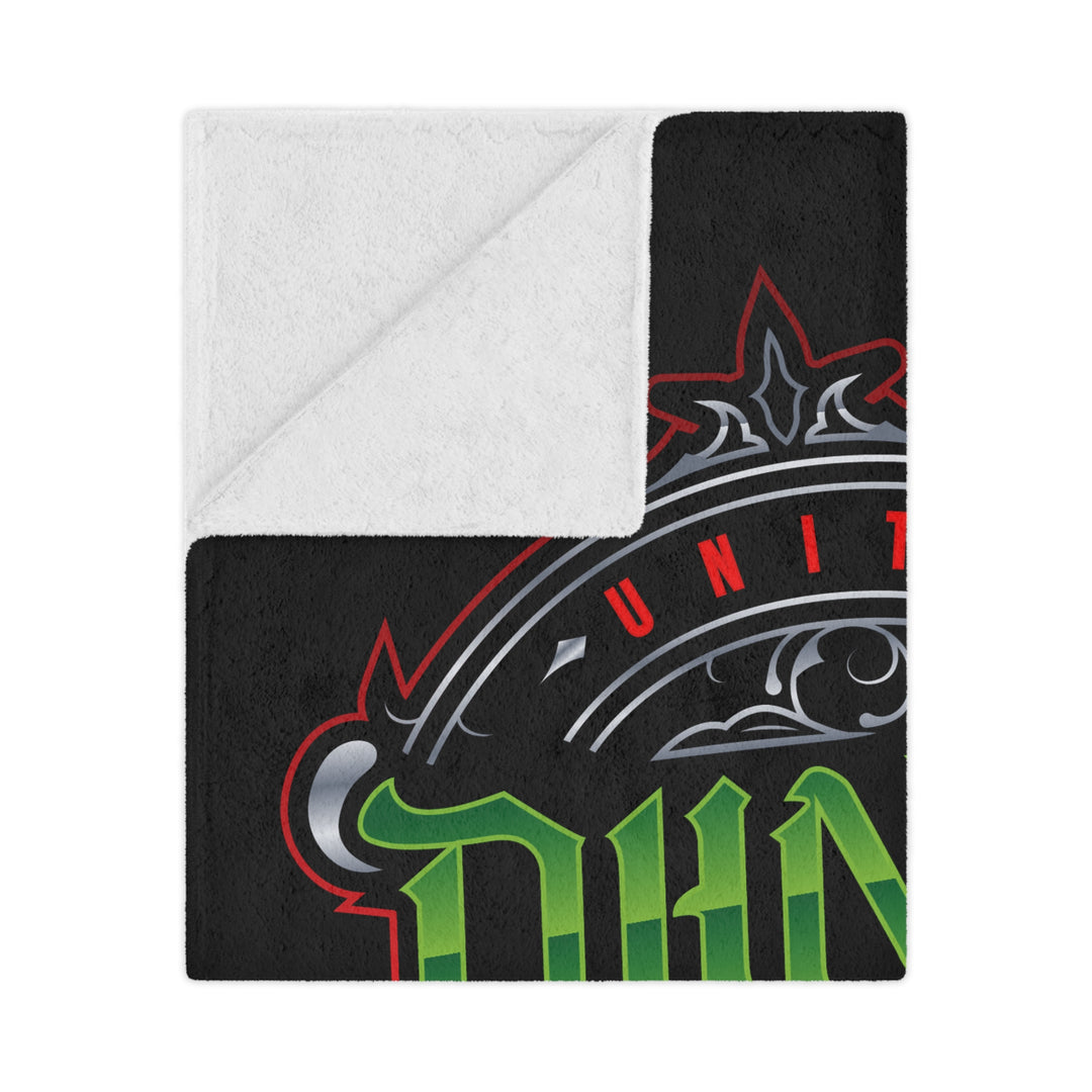 Dune Goons Minky Blanket – Vintage Green Logo Plush Throw