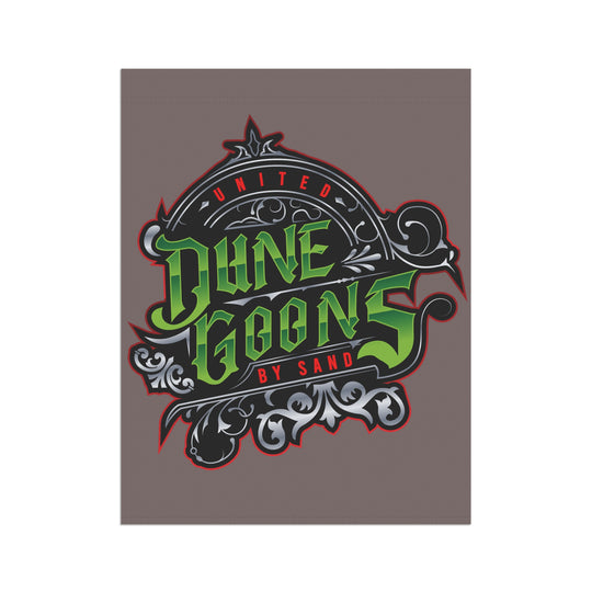 Banner Flag Camp Ground Dune Goons 2024 Logo