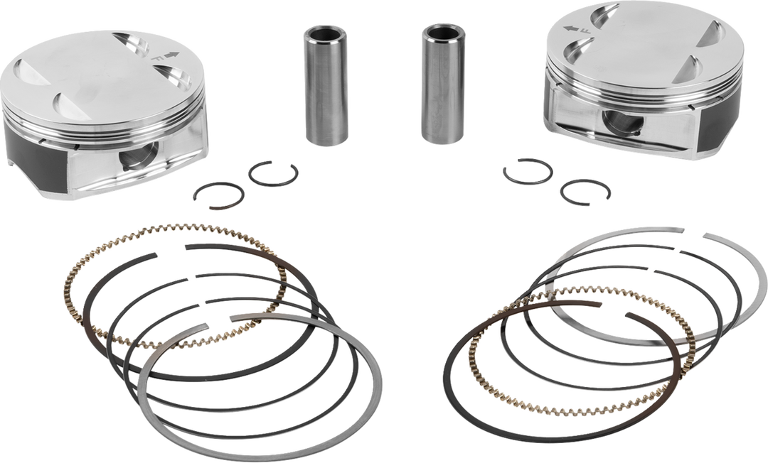 JE Pistons Piston Kit - Harley-Davidson Milwaukee-Eight 108 - 4.260" Bore 4.500" Stroke 11.5:1 CR 108" M8