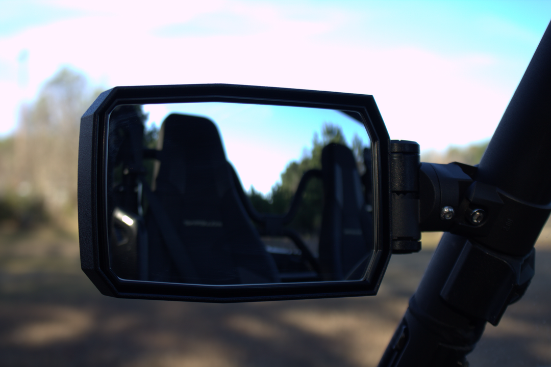 Seizmik Trailrider Side Mirrors - Pair - 2 in Roll Bar