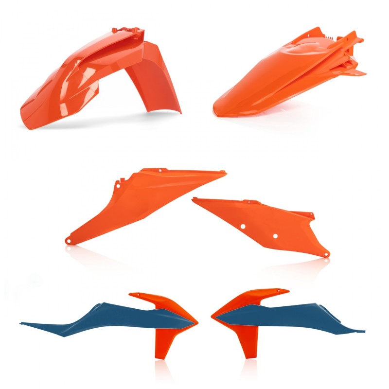 Acerbis Plastic Kit - 20-23 KTM XCF-W/EXC 150-500 - Org/Blue 22