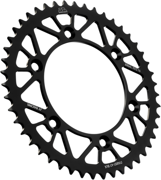 JT Sprockets Rear Sprocket Black 47-Tooth - KTM 250 SX-F and More