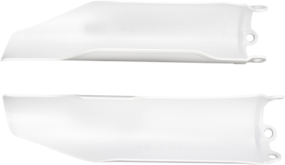 Acerbis Fork Covers Lower White - Honda CRF450R and More