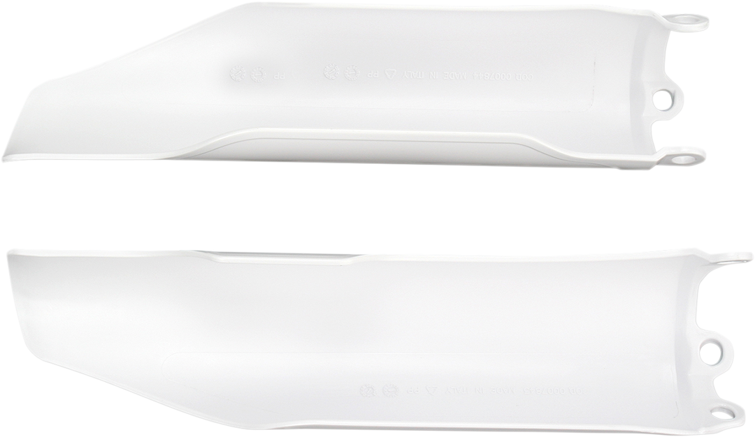 Acerbis Fork Covers Lower White - Honda CRF450R and More