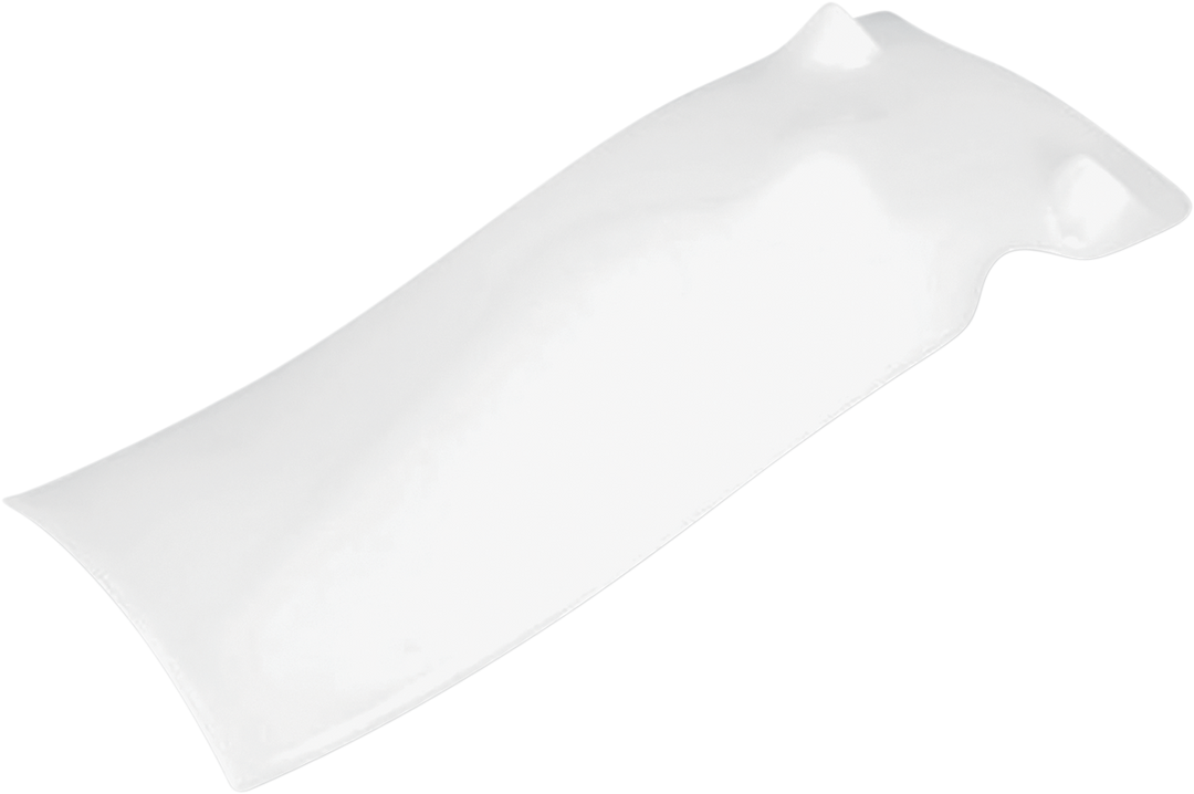 UFO Plast Rear Mud Plate White - Honda CRF250R 2006-2009