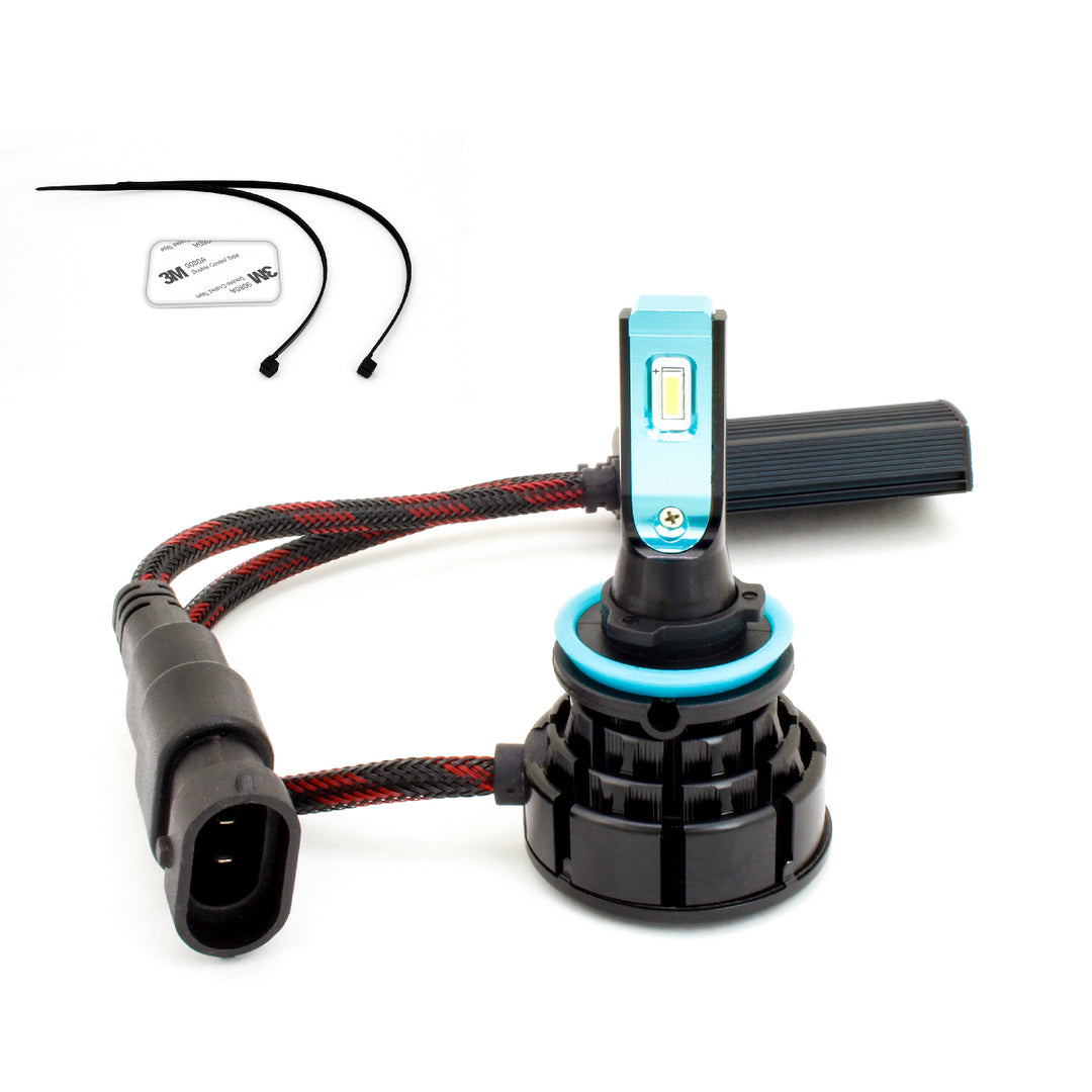 CyronMotor Elite 2 Series LED Headlight Bulb - 4500 Lumen - H8 / H9 / H11 Single Beam